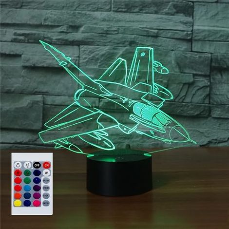 Kids Night Light, 3D LED Night Light with Remote Control 16 Colors Changing Christmas Birthday Gift for Kids (1/5)