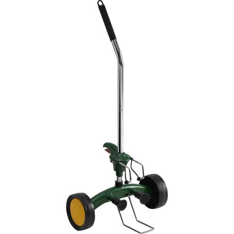 Mophorn Carrito de transporte para macetas con asa ajustable, capacidad de hasta 65 kg, dimensiones de 550 x 370 x 1180 mm, equipado con ventosa y cierre de seguridad, interiores y exteriores (1/5)