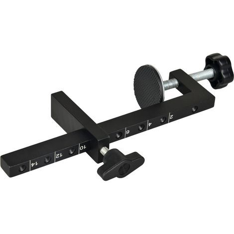Serre-joint en C réglable 10-140 mm en acier au carbone et aluminium pour le travail du bois (1/5)