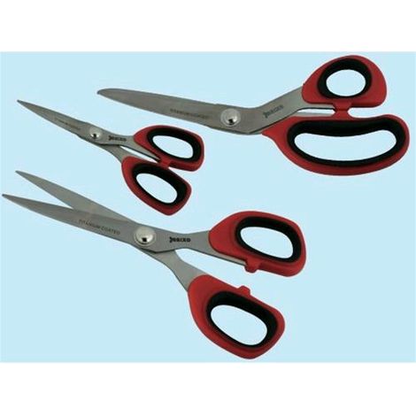 Forbici multiuso Brixo lame inox manici in abs 230 mm conf.6 pz