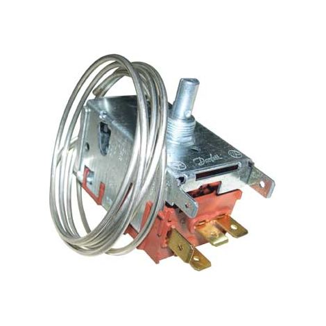 Thermostat 077B6646 pour réfrigérateur – Compatible FAGOR, BRANDT, VEDETTE – Remplace thermostat VT9 COMBINE TYPE K59L1102 – F67M007A9 (1/5)