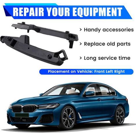 Ein Paar Halterungen (51119879293 und 51119879294) passt an die vordere Stoßstange des BMW 5er und G60. (1/5)