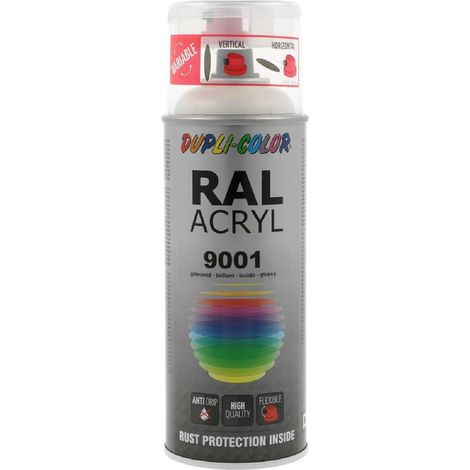 PEINTURE ACRYL RAL9001 BRILLANT 400ML DUPLI COLOR