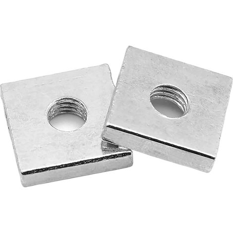 20 écrous carrés M3 M4 M5 M6, à section fine quadrilatérale, en (1/5)