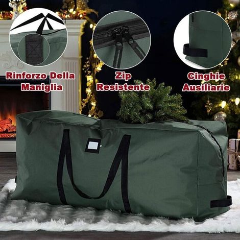 Sac Rangement Sapin De Noel, Sac Rangement Noel Grand, Sac de Rangement de Sapin, Sac de Rangement pour Sapin de Noël Artificiel, -122x38x51cm (1/3)