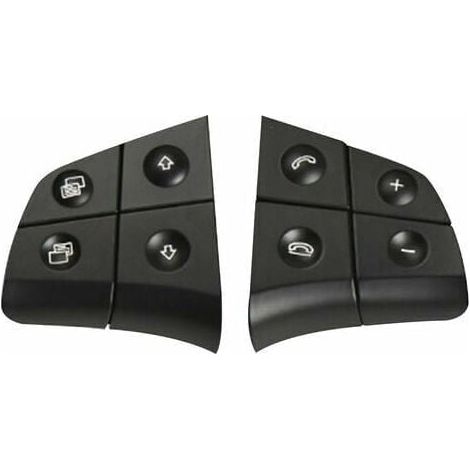 Sostituzione del pulsante di controllo del volante - Per Mercedes Benz W164 W245 W251 ML GL BR Class - Nero - 4 chiavi (1/4)