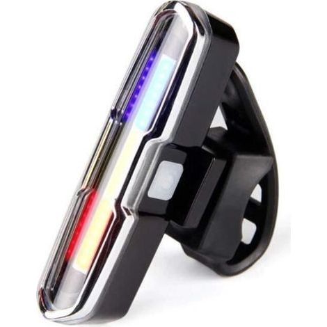 pair 110 Lumens Feu Arrière Vélo Puissant, Lampe Vélo LED Rechargeable USB avec 5 Modes Fixe / Flash (1/4)