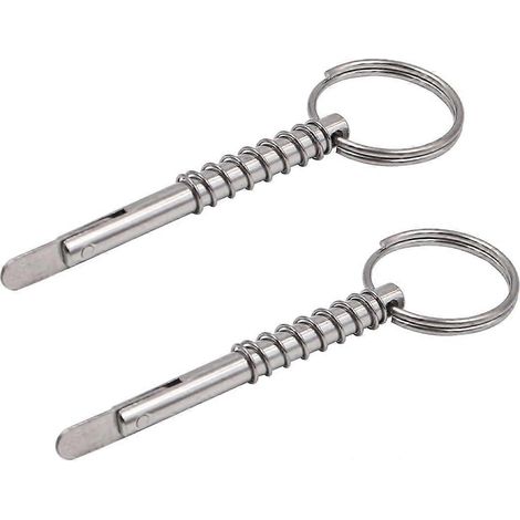 Goupilles à ressort en acier inoxydable pour bateaux, 5 x 5 mm, acier inoxydable 316, goupilles à dégagement rapide, goupilles de fixation pour pont de bateau, compatibles avec les charnières de pont (1/5)