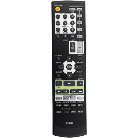 RC-645S Replace Remote Control for Home Theater System HT-S4100 TX-SR304 TX-SR304S HT-S4100S HTS4100 Black