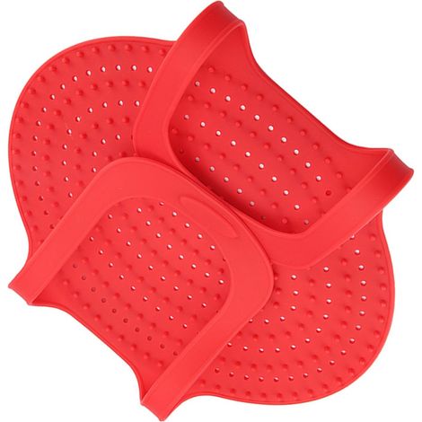 Tapis de cuisson antiadhésif en silicone alimentaire résistant à la chaleur pour dinde (rouge) (1/5)