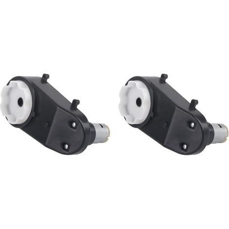 Set mit 2 RS390 Elektromotoren, 20.000 U/min, 12V Elektromotor, Metallgetriebe, geräuscharmes Zwischengetriebe für Kinderspielplätze (1/5)