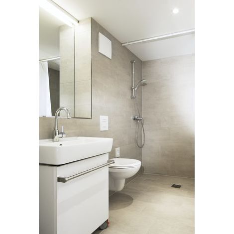 P&S 130 Doccetta 4 Getti cromo/Argilla (1/5)