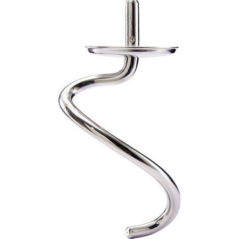 Crochet pétrisseur en acier inoxydable KAT52.000SS - Accessoire pour robots de cuisine - Convient pour tous les robots de cuisine Chef, passe au lave-vaisselle - En acier inoxydable - (1/2)