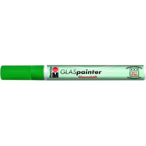 MARABU - PENNARELLO PER PORCELLANA E VETRO 1-2MM VERDE SCURO 068 (1/3)