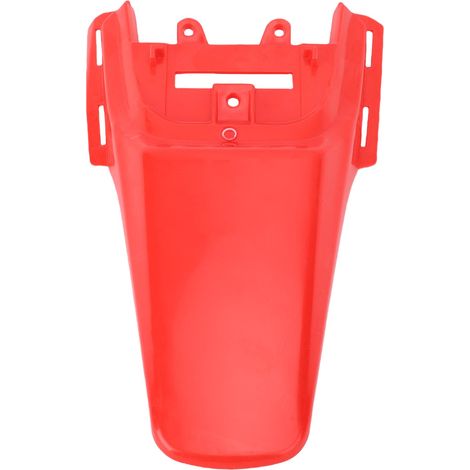 Parafango posteriore per moto, antiurto, per ruota posteriore, pneumatico antispruzzo, per pit bike importate da 50cc, 70cc, 110cc, 125cc, rosso. (1/4)