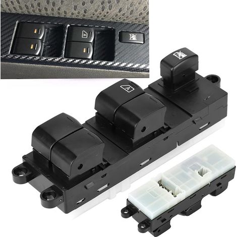 Fensterheberschalter für Qashqai, Fensterheberschalter 25401-EB30B-R für Navara Pathfinder, Türschalter vorne 25401-BB65B (1/5)