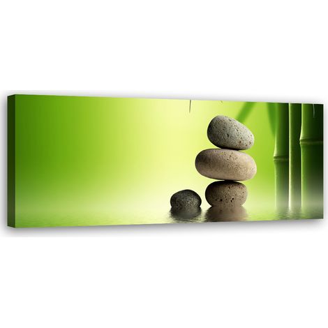 Tableau sur toile Pierres Zen 90x30 (1/5)