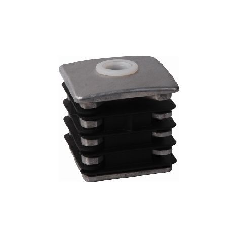 Gond bouchon pour tubes de 50x50mm - Diamètre 12mm - Aluminium - À souder - DECO FER FORGE
