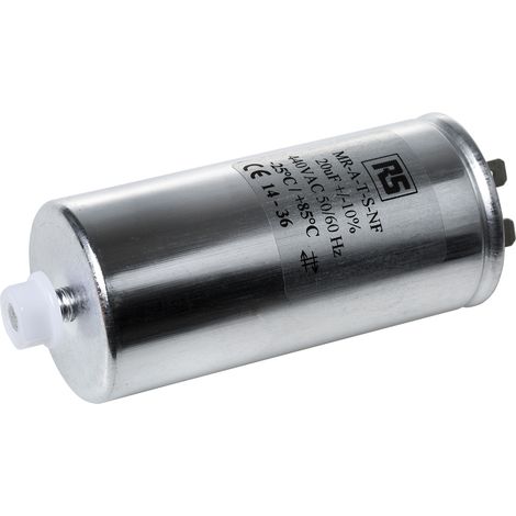 Condensateur à couche mince RS PRO 20µF 440V c.a. ±10% ( Prix pour 1 ) (1/2)