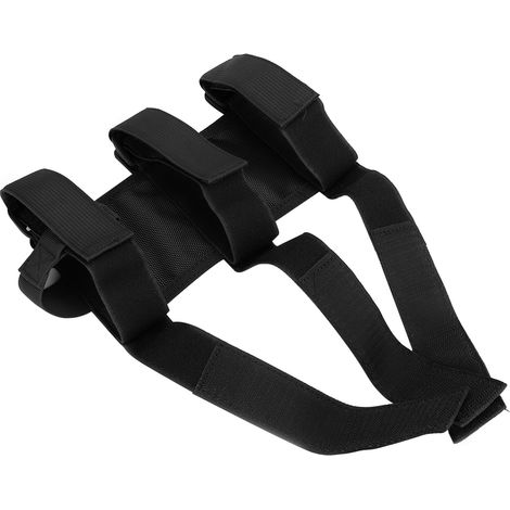 Support de fixation pour extincteur de voiture avec sangle réglable, compatible avec Jeep Wrangler/Gladiator (noir) (1/5)