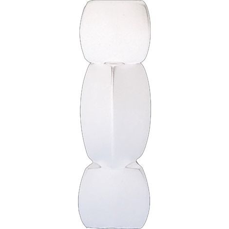 Vase en Céramique Blanche en Forme de Racine de Lotus - Grand Modèle Décoratif pour Salon, Chambre ou Bureau (1/5)