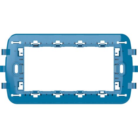 Supporto per placca a 4 moduli, serie B, compatibile BTicino e Vimar - 4Box Libero 4B.BV.4M (1/3)