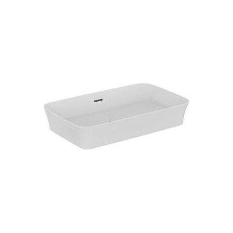 Ideal Standard Ipalyss - Aufsatzwaschbecken 65x40 cm, mit Überlauf, idealPlus, Weiß E1887MA (1/5)