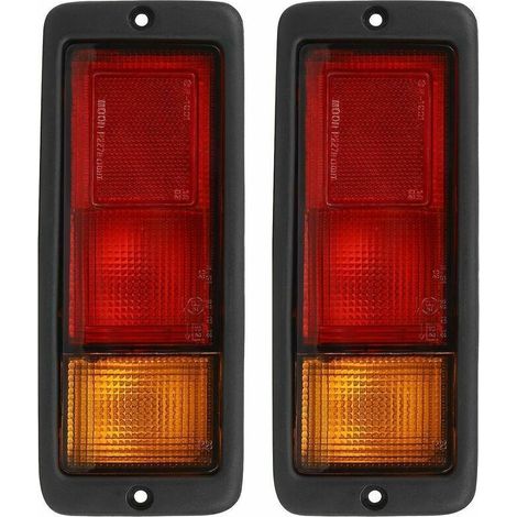Feu Arrière Rouge pour Mitsubishi pour Pajero pour Montero 2 Pièces Feu Arrière Frein Voiture,Feu de pare-chocs arrière gauche MR124963 MB861939 MR124964 MB861940 droit Pajero 4D56 4M40 (1/5)