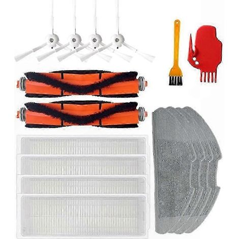 Brosse latérale principale de rechange pour les modèles de nettoyeurs robots Mop 2 Pro, Mop2 Lite, MJST1S et MJSTL (1/5)