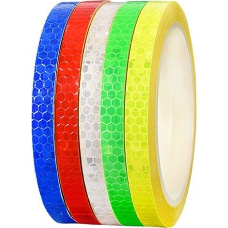 Self-adhesive reflective tape, 5 rolls of self-adhesive reflective tape (1/5)