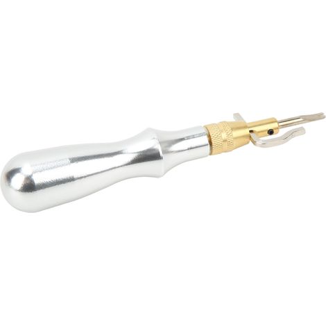 Rainureur Multifonction 5 en 1 pour Travail du Cuir avec Poignée Aluminium, Outil Artisanal de Couture DIY (1/5)