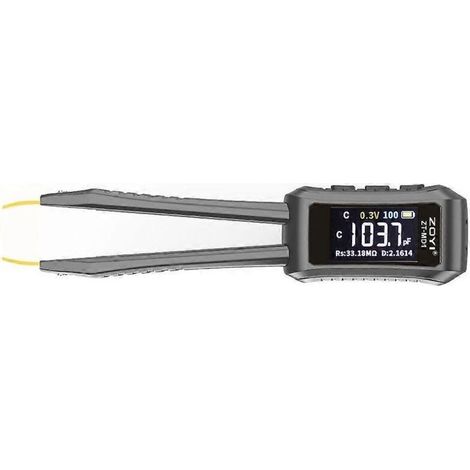 Pince à mesurer numérique intelligente ZOYI ZT-MD1, testeur LCR SMD ESR, outils de mesure, couleur noire. (1/5)