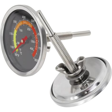Thermomètre Barbecue 6cm - Acier Inoxydable - Lecture Précise - Pour Four Et Grill (1/5)