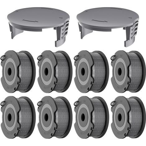 8 Bobine De Fil Debroussailleuse 1,6mm 4,9m Compatible Easy Grasscut Bosch Avec 2 Couvercle Pour Jardin (1/5)
