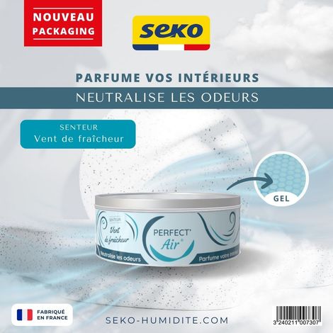 Perfect Air Destructeur D'odeurs Sodepac Senteur Thé Blanc Et Aloé Vera 250g - Sodepac