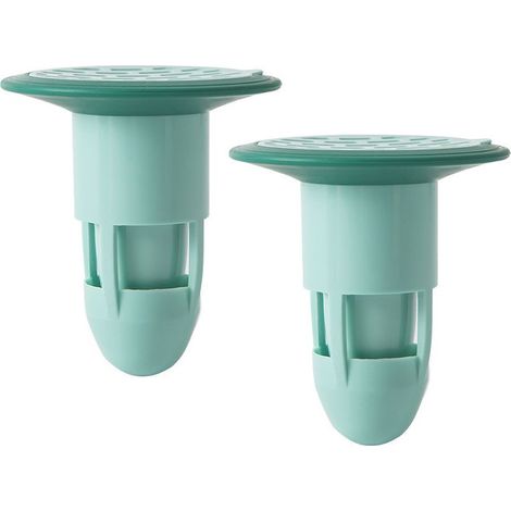 Clapet anti-retour pour siphon de douche, insert de drainage pour canalisation d'égout, bouchon de vidange, récupérateur de cheveux, joint d'étanchéité pour gaz, crépine de sol, joint de siphon, vert (1/4)