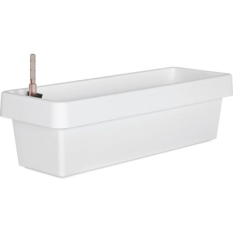 Geli Bewässerungsblumenkasten VIVA Weiß 60 x 21,2 cm - Kunststoff (1/3)