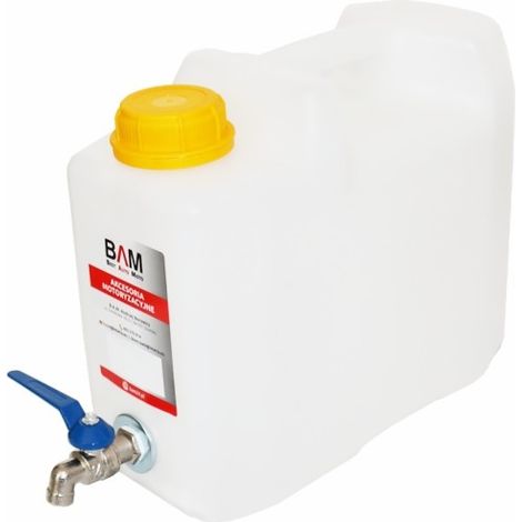 Contenedor, bidón, depósito de agua, 5L, con grifo, tanque, camping, camión