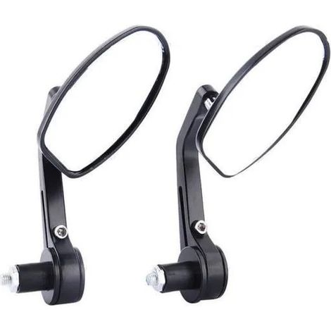 Rétroviseurs universels pour moto, paire, 22 mm, montage 2 modes, pivotants, anti-éblouissement (1/4)