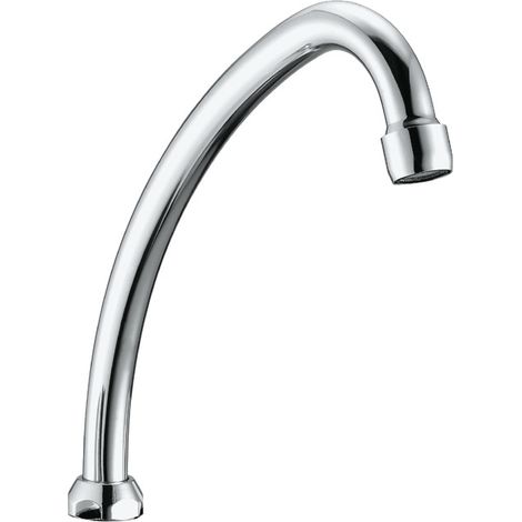 Schläfer 401213  Canna di Ricambio Universale Rubinetto Cucina Girevole, Adatta per il Lavello della Cucina, Ghiera 3/4", Lunghezza Tubo 20cm, con Aeratore Anticalcare Risparmio Acqua M22 (1/5)