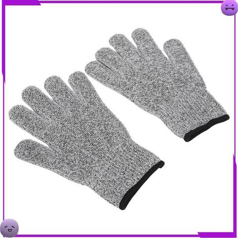 AUCUNE Gants de coupe Gants résistants aux coupures, niveau 5, gants de travail adaptés aux travaux de parapharmacie orthese Grise (1/5)