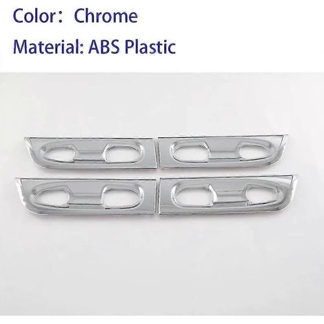 Türgriffmuldenabdeckungen, Armlehnen-Schutzaufkleber für Toyota Sienna 2022, 2023 – ABS Chrom 3