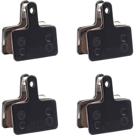 4 Paires de Plaquettes de Frein à Disque en Résine pour VTT M355/M375Silencieuses, Haute Performance et Protection Thermique pour un Freinage Optimal (1/5)