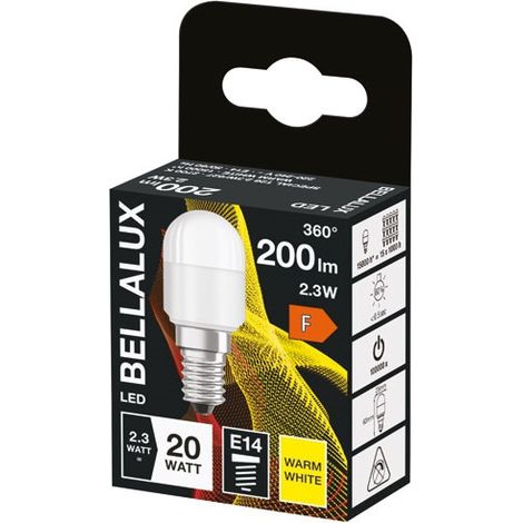 BELLALUX - Bellalux led dépoli mini tube E14 2.3 W chaud 200 lm (1/3)