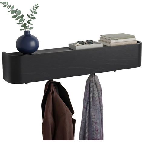 Appendiabiti Da Muro Design Moderno Con 5 Ganci A Scomparsa