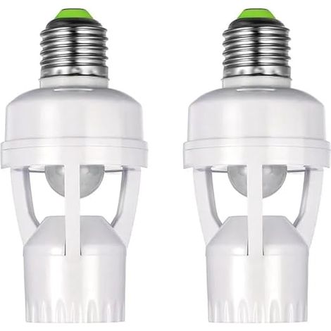 Adaptateur de douille E27 avec capteur de mouvement PIR AC100-240 V Convertisseur de douille LED Détecteur de présence (1/5)
