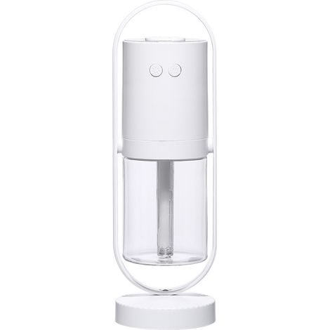 Humidificateur Mini - Brumisateur à Froid USB avec Projection Lumineuse et Support Rotatif 360° - Pour Bureau Chambre Bébé Voyage - 1 Pièce (1/5)