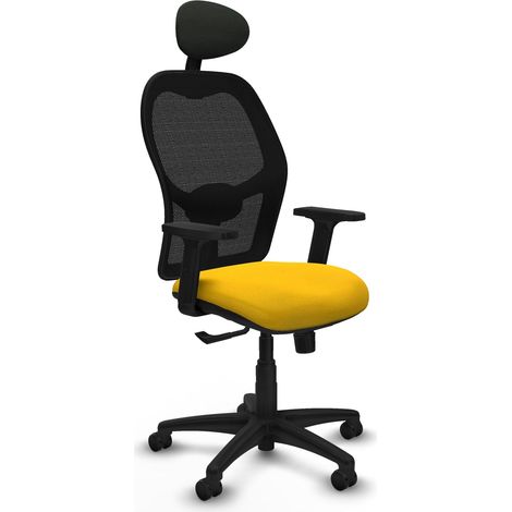 Piqueras y Crespo Alocén chaise bureau jaune bras 2D (1/3)