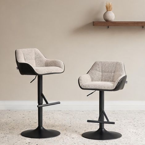 Tabouret de bar réglable de 63 à 108 cm 52,5 x 53 x 108 cm (1/5)