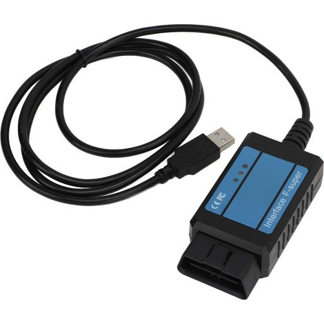 Ortviai Lecteur de codes OBDII pour Fiat – Adaptateur de diagnostic automobile EOBD avec capteur d’oxygène et ABS (1/4)